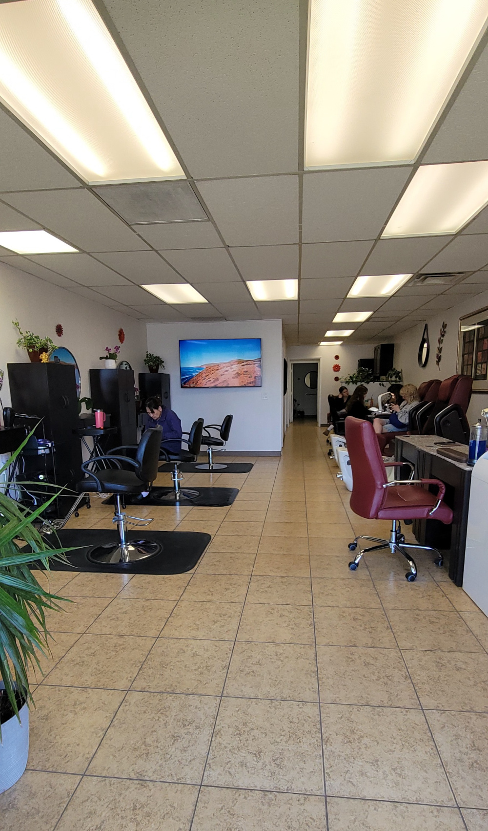 image looking into Hair Nails Wax Spa in Poway